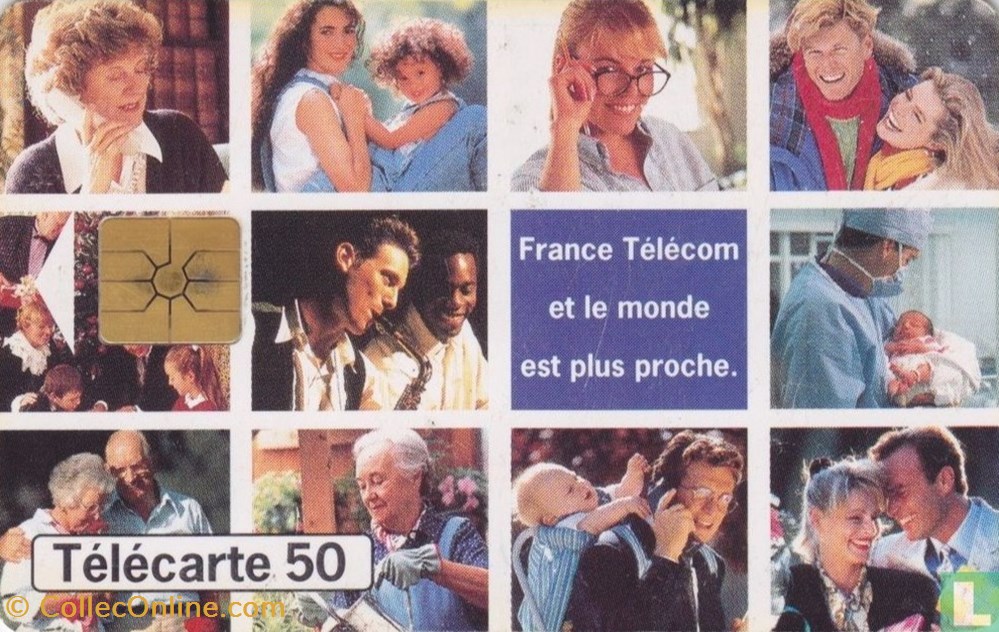 divers telecartes cartes telephoniques france france telecom et le monde est plus proche gemplus 01 2