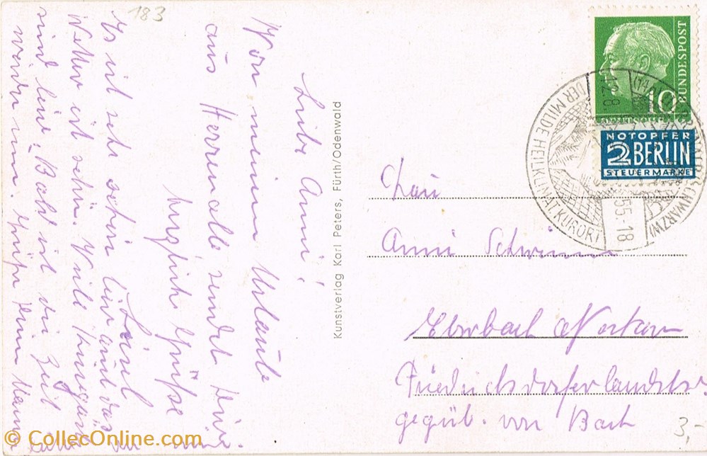 cartes postales allemagne bad herrenalb