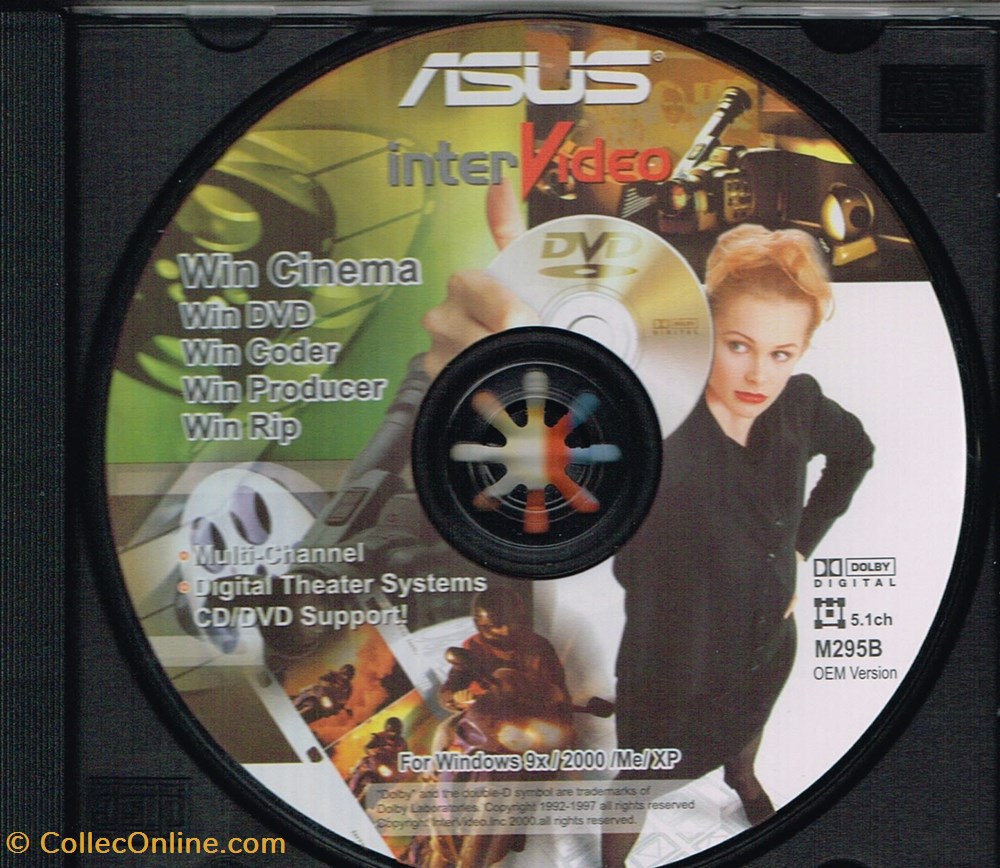 Asus-Inter vidéo-Win programmes informatique logiciels asus inter video win programmes