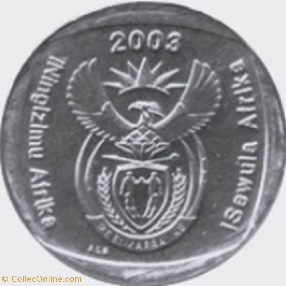 2 rand en Ndébélé et Zoulou - ISEWULA AFRIKA 2003 monnaies monde afrique du sud 2 rand en ndebele et zoulou isewula afrika 2003