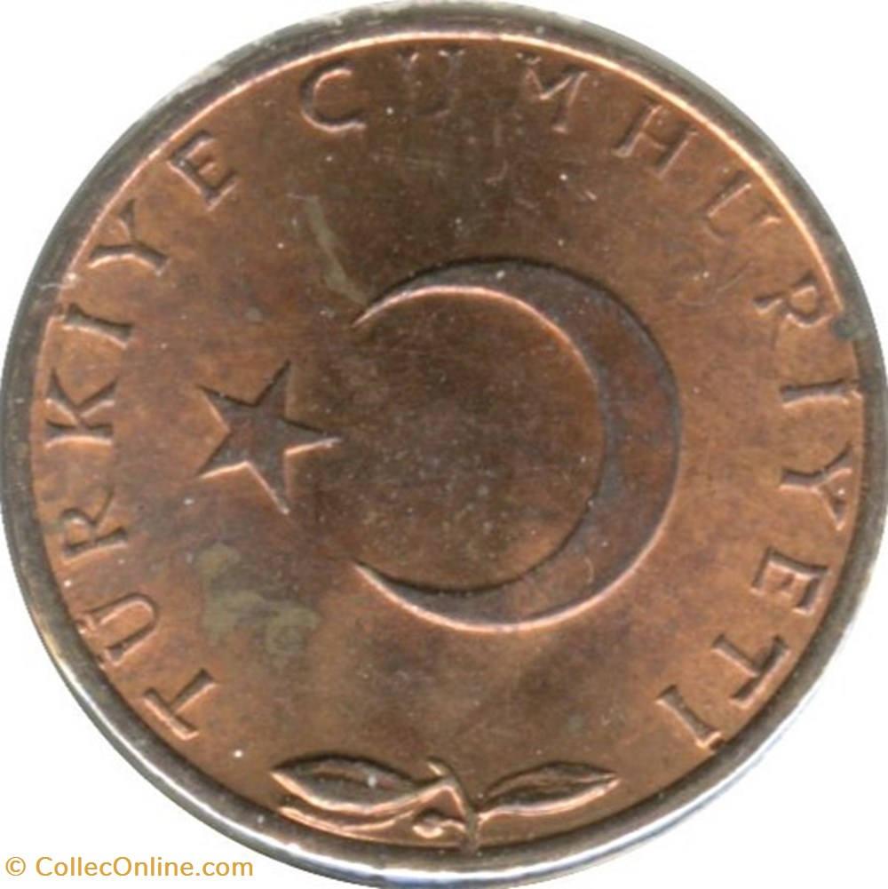 5 kuruş Turquie 1966 monnaies monde 5 kurus turquie 1966