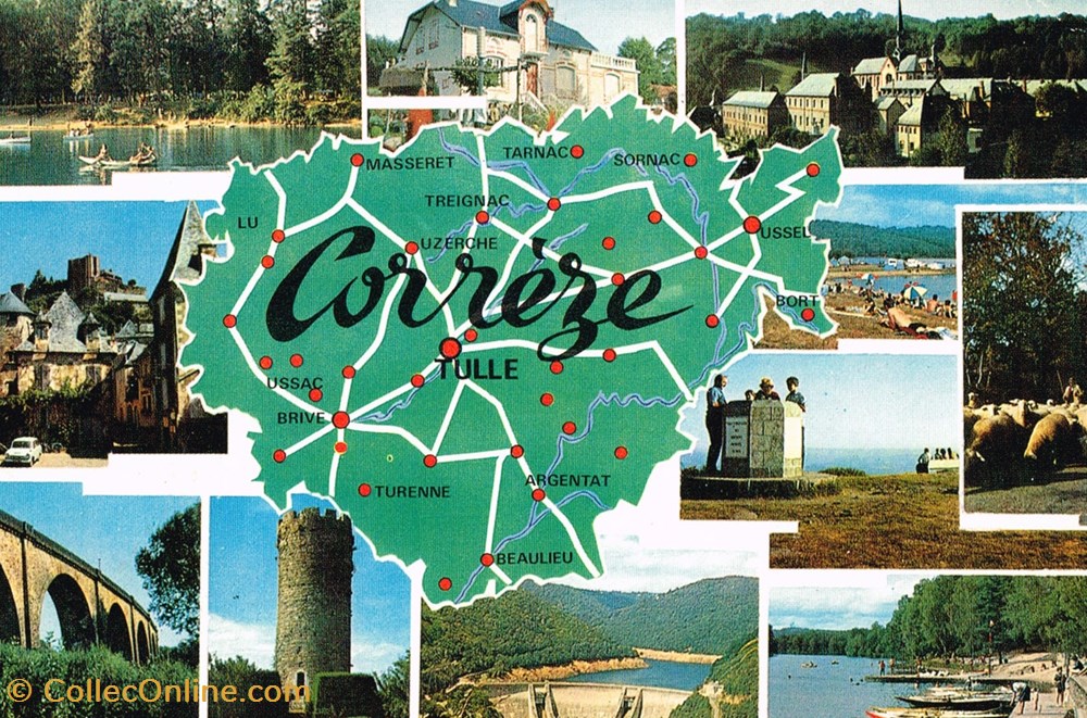 cartes postales france correze