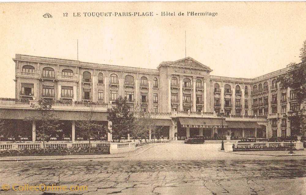 France-Pas de Calais-Le Touquet-Hôtel l'Hermitage cartes postales france pas de calais le touquet hotel hermitage