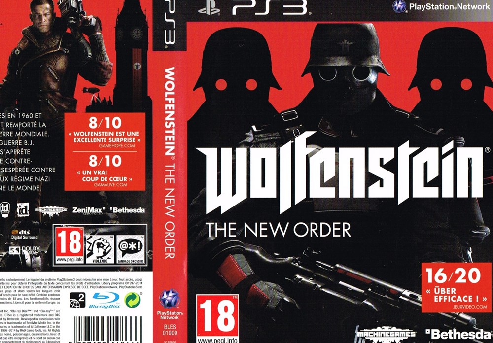 jeux videos consoles wolfenstein the new order