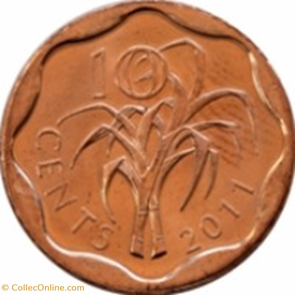 10 cents - Mswati III swaziland 2011 monnaies monde 10 cents mswati iii swaziland 2011