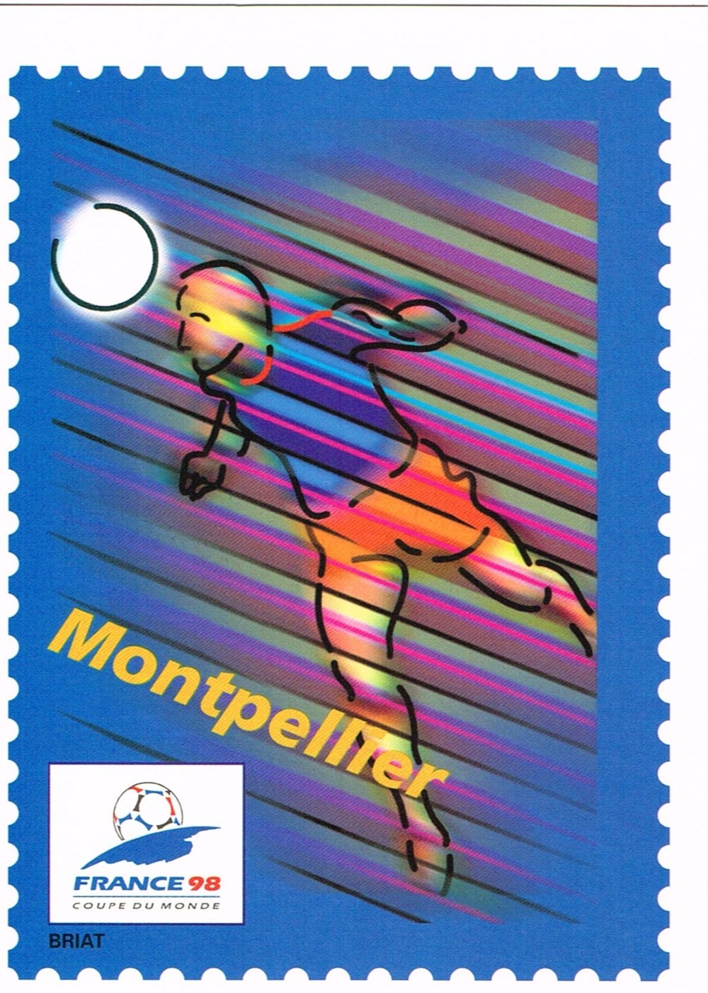 Carte Poste France 98 timbres europe carte poste france 98