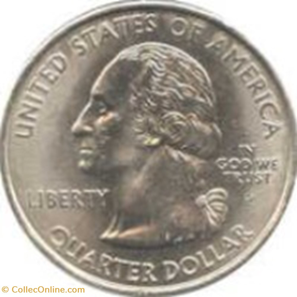 Etats Unis-¼ Dollar "Quarter New Hampshire" 2000 D monnaies monde etats unis dollar quarter new hampshire 2000 d
