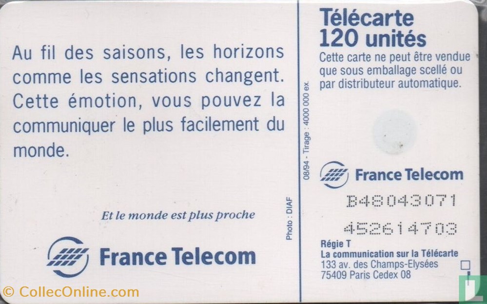 divers telecartes cartes telephoniques france ete gemplus 01 1 1988