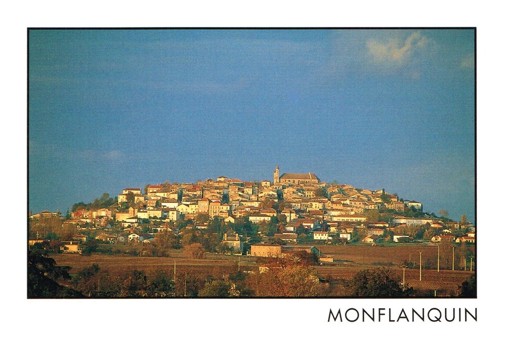 cartes postales france le lot et garonne montflanquin