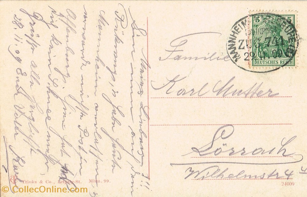 cartes postales allemagne mannheim