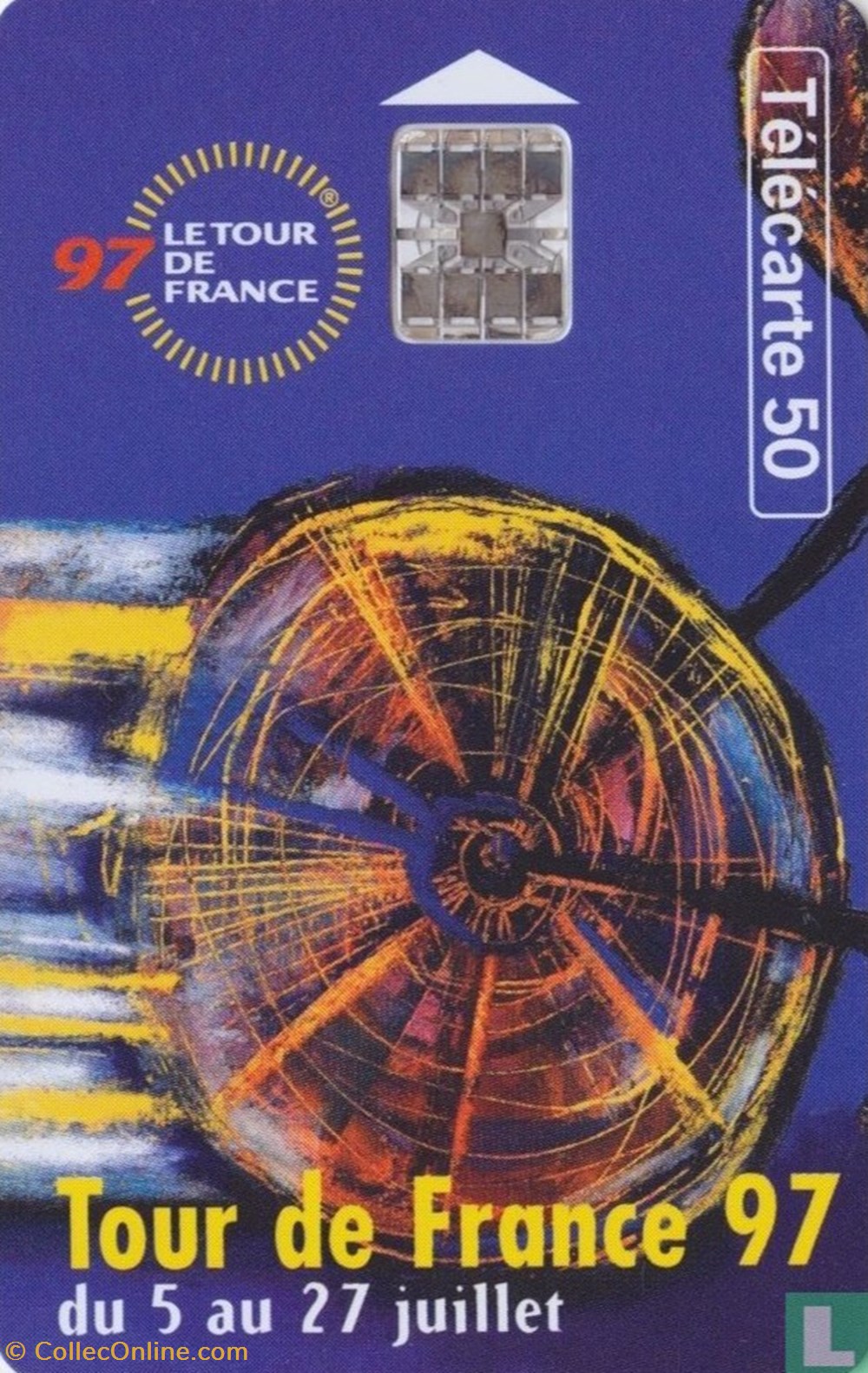 France- Tour de France 97- Schlumberger 07.1 (1992) divers telecartes cartes telephoniques france tour de france 97 schlumberger 07 1 1992