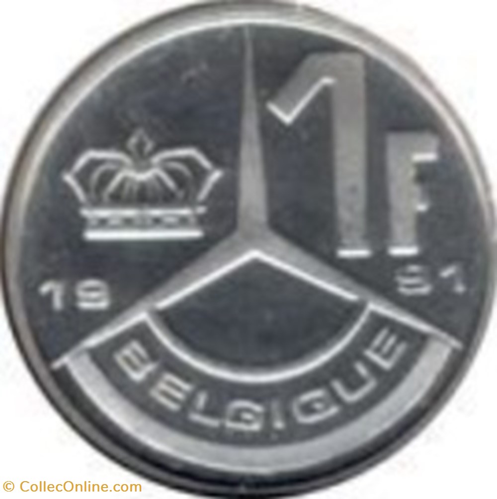 1 Franc Belgique (Français) 1993-Baudouin 1er monnaies monde 1 franc belgique francais 1993 baudouin 1er
