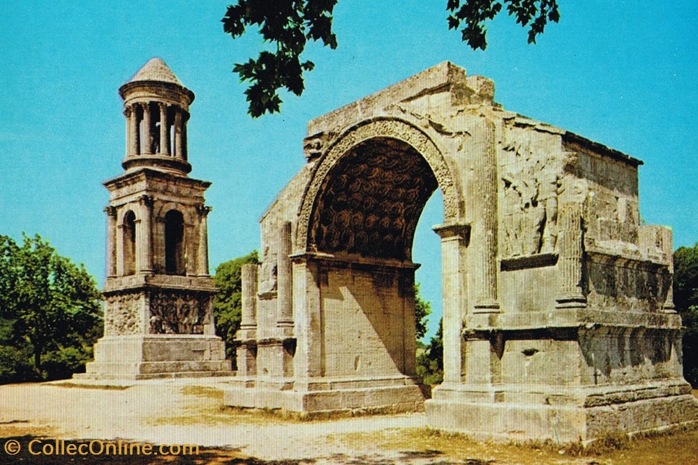 cartes postales france bouches du rhone saint remy de provence les antiques