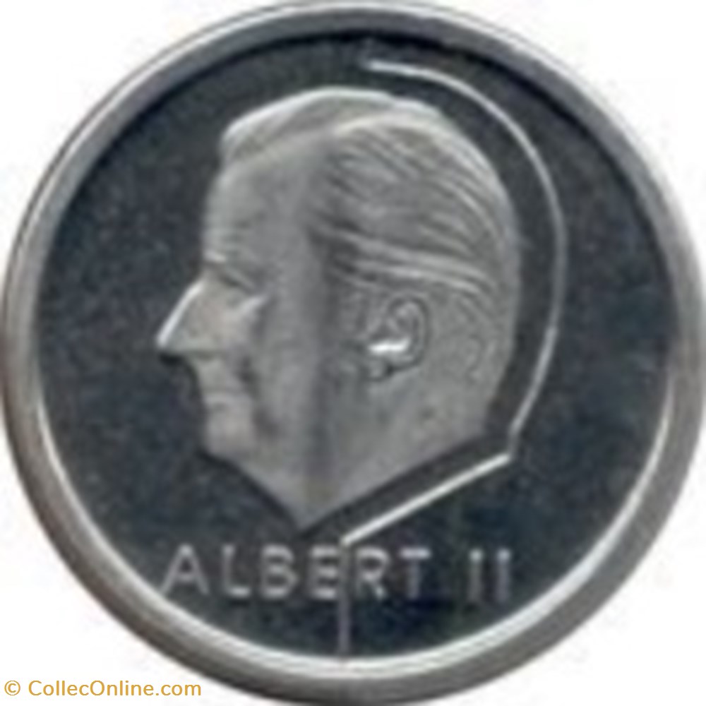 monnaies monde 1 franc belgique francais 1996 albert ii