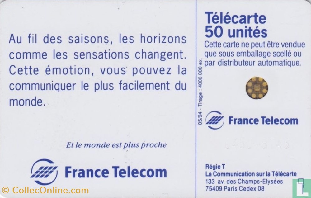 France- Printemps- Schlumberger 05an divers telecartes cartes telephoniques france printemps schlumberger 05an