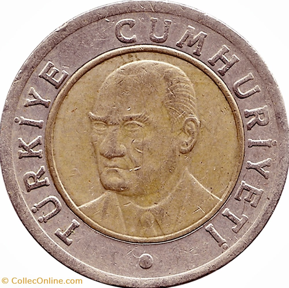 1 yeni lira Turquie 2006 monnaies monde 1 yeni lira turquie 2006