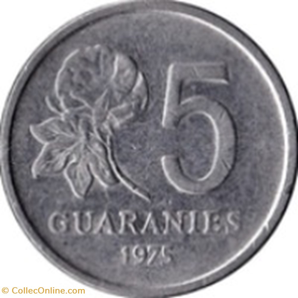 5 guaranies FAO 1975 Paraguay monnaies monde 5 guaranies fao 1975 paraguay