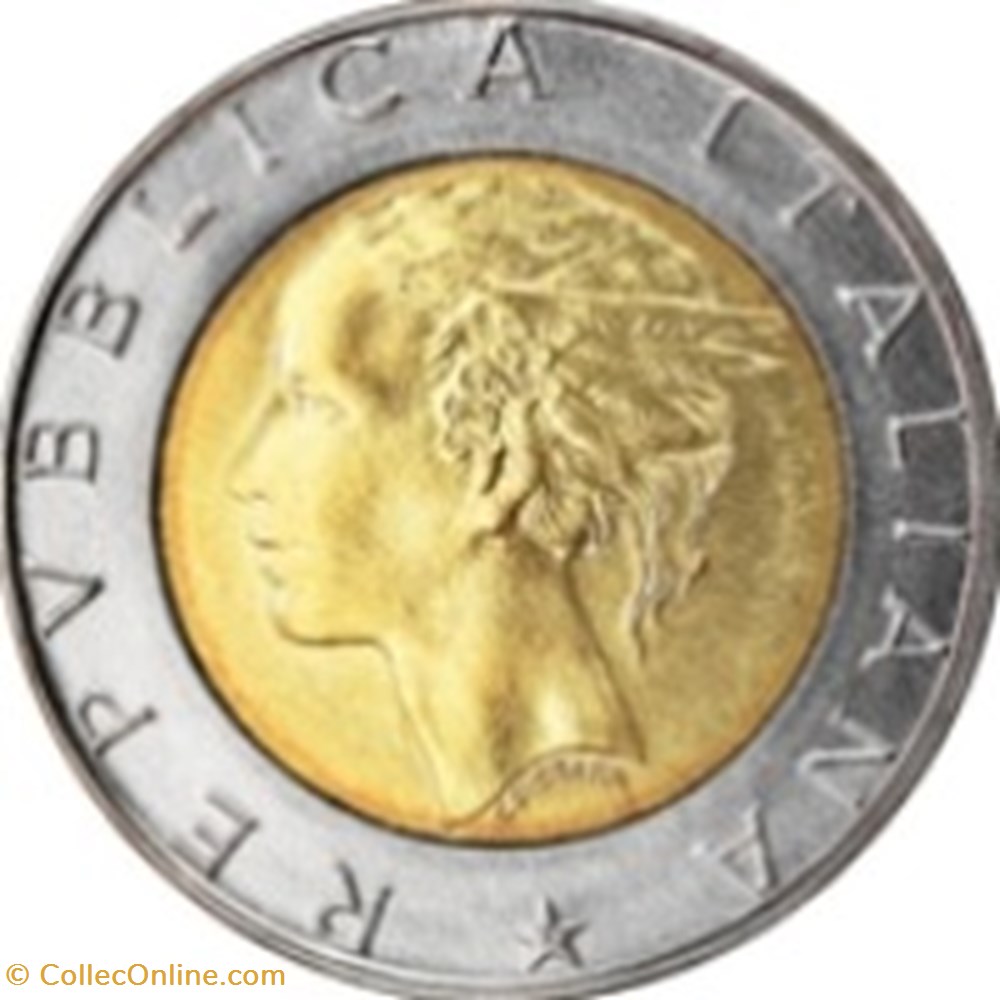 monnaies monde 500 lires italie 1993 banque italie