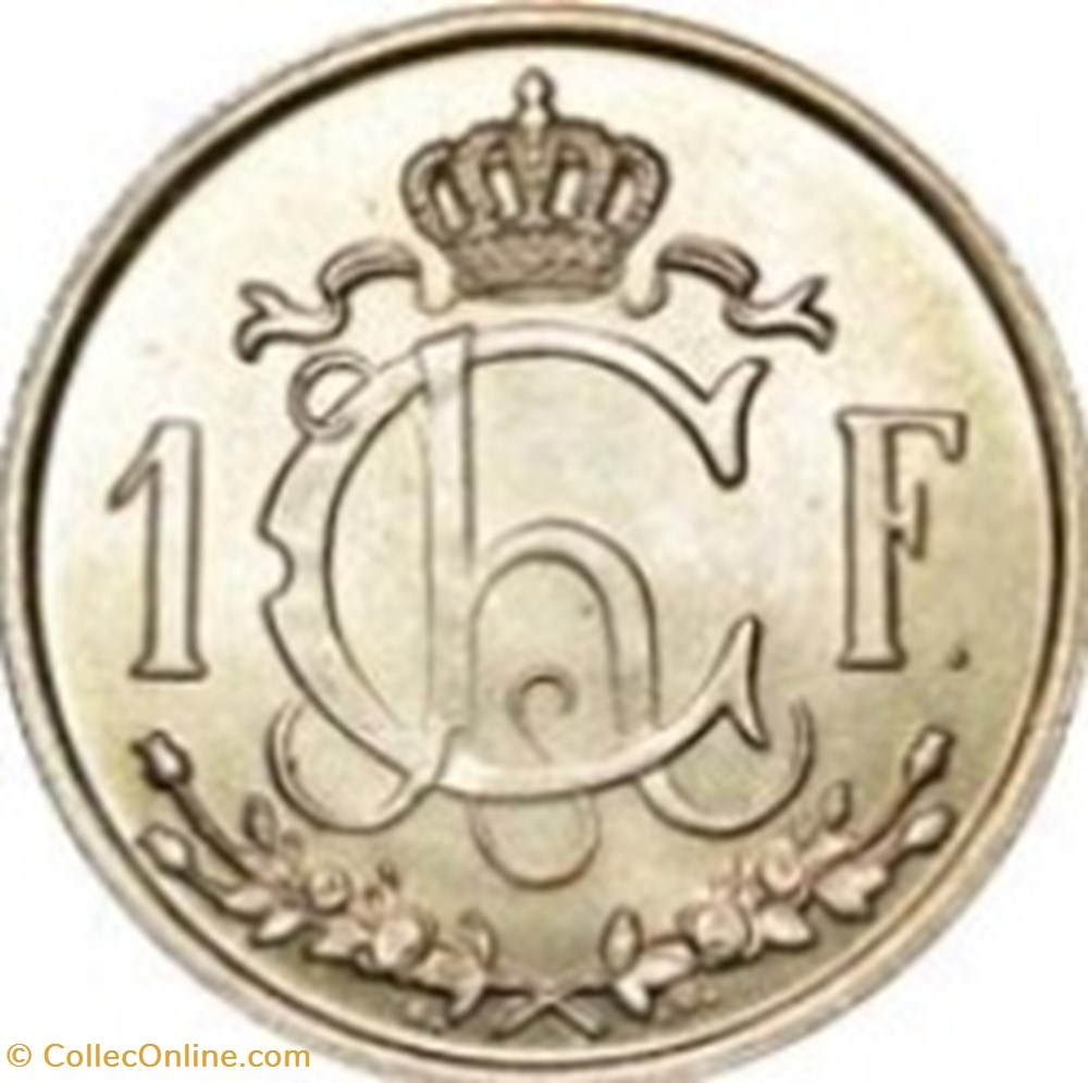 1 franc - Charlotte Grand module Luxembourg 1946 monnaies monde 1 franc charlotte grand module luxembourg 1946