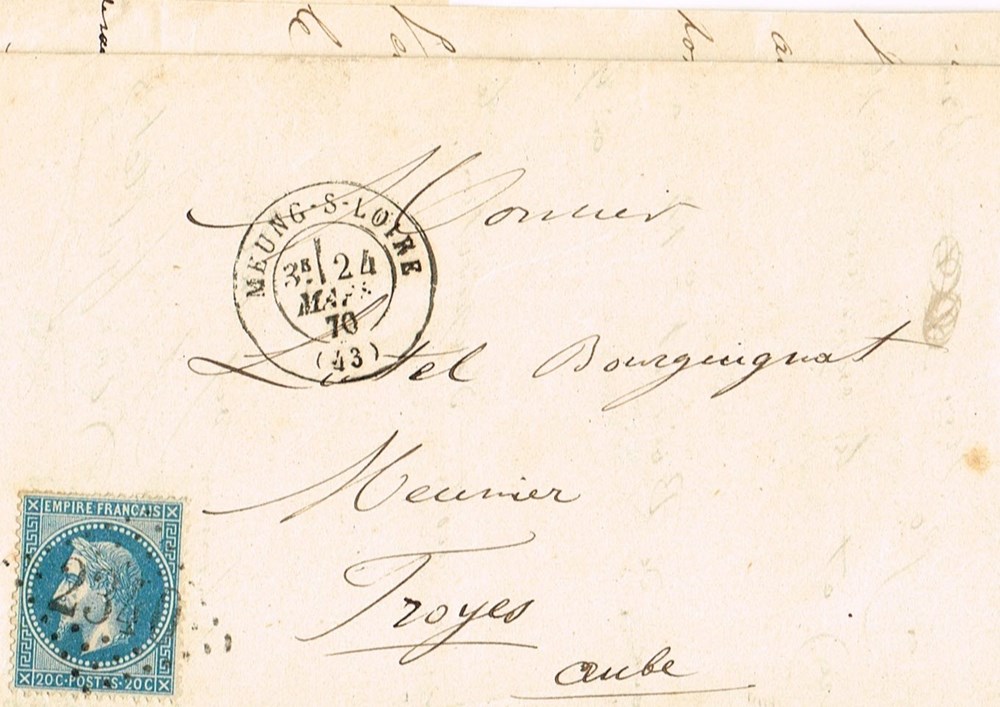documents anciens autres france troyes correspondance