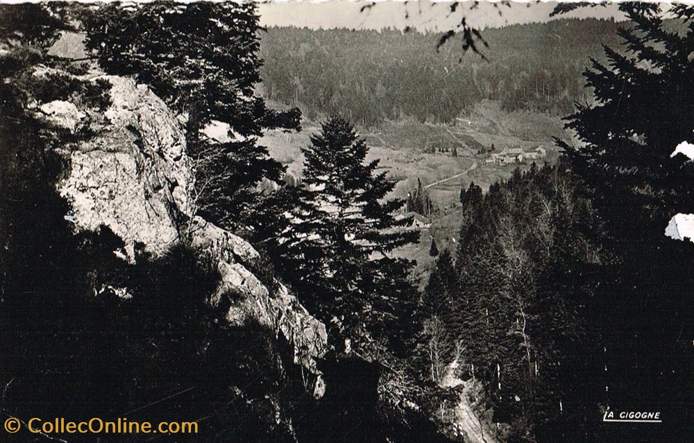 cartes postales france vosges plombiere les bains vallee des roches