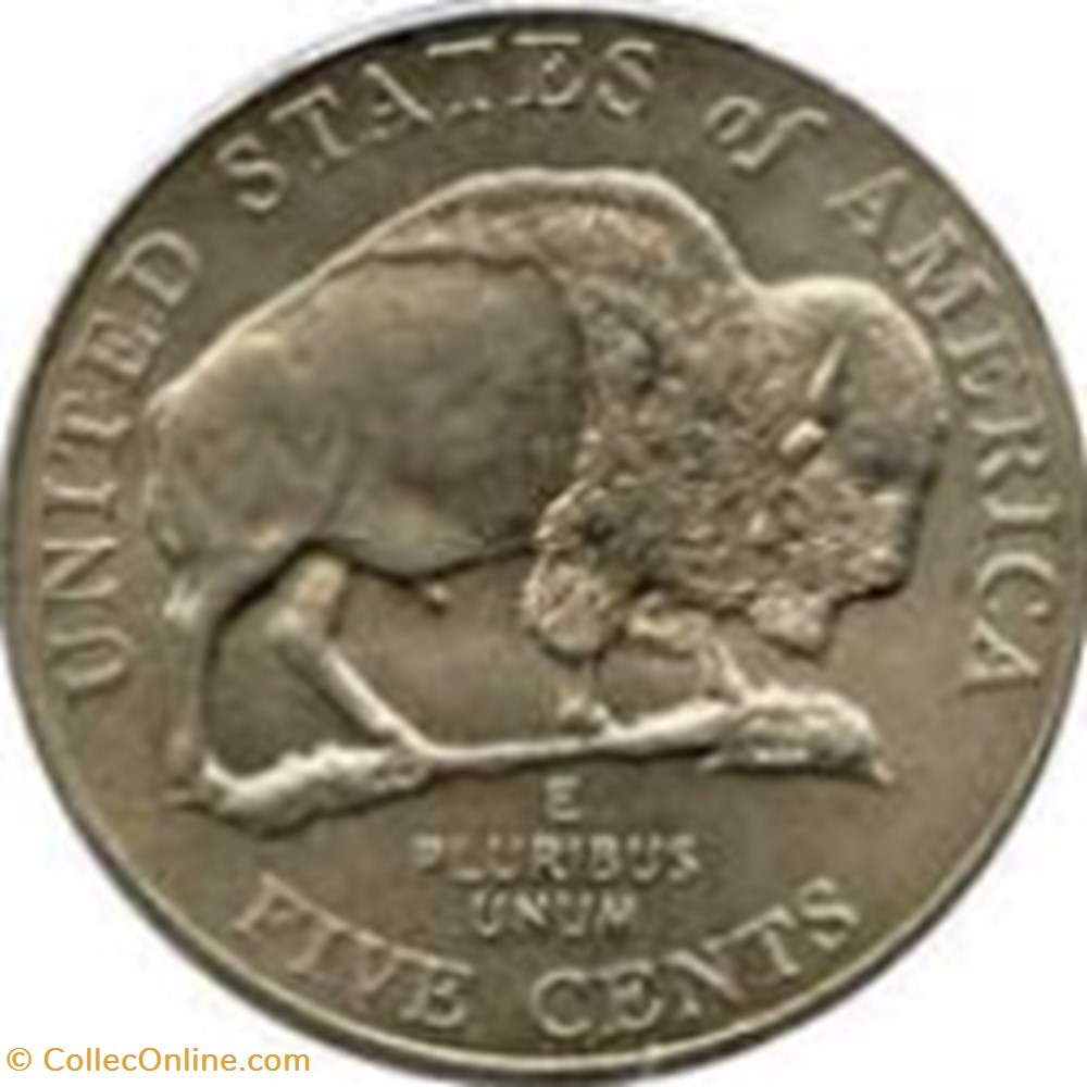 5 cents "Jefferson Nickel" Bison Etats-Unis 2005 D monnaies monde 5 cents jefferson nickel bison etats unis 2005 d