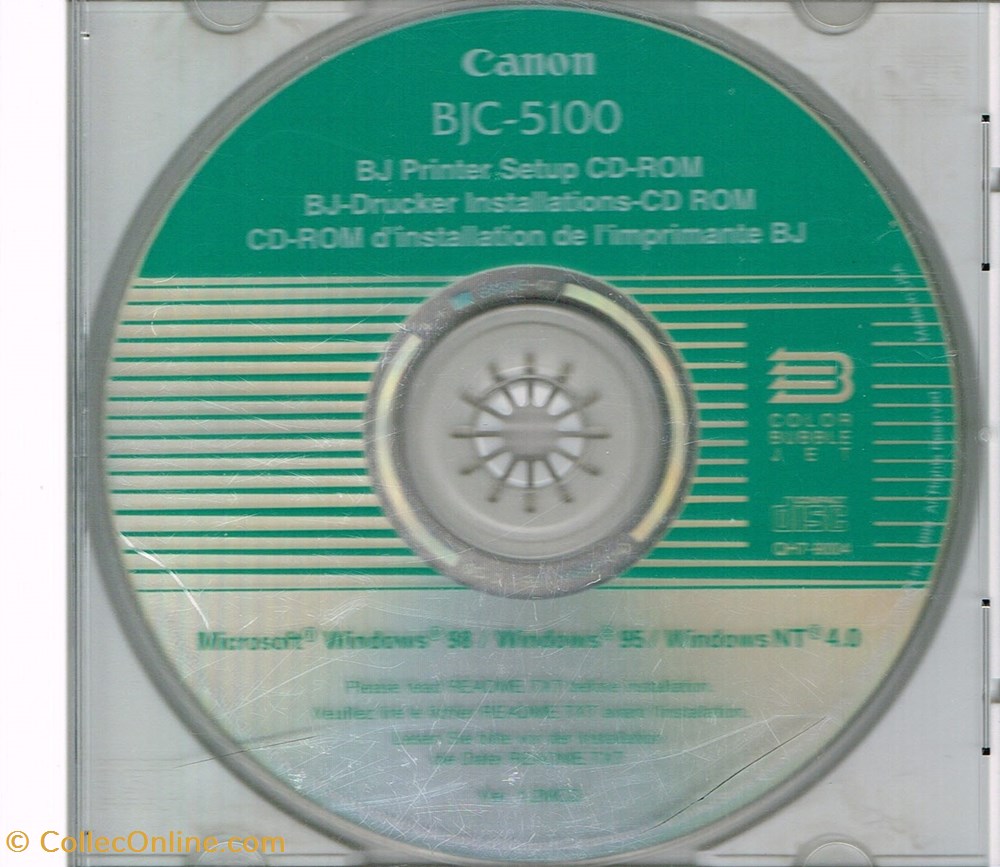 informatique logiciels canon bjc 5100 printer setup