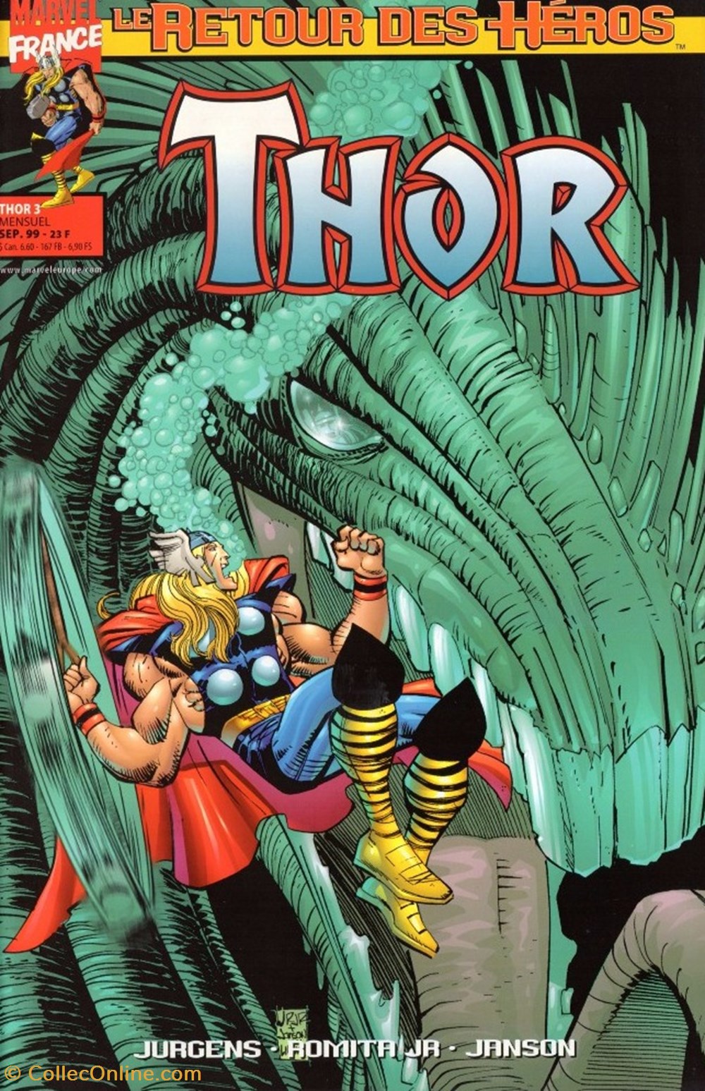 THOR (Le retour des Héros) VF 1999-Tome 3 livres bd revues comics thor le retour des heros vf 1999 tome 3