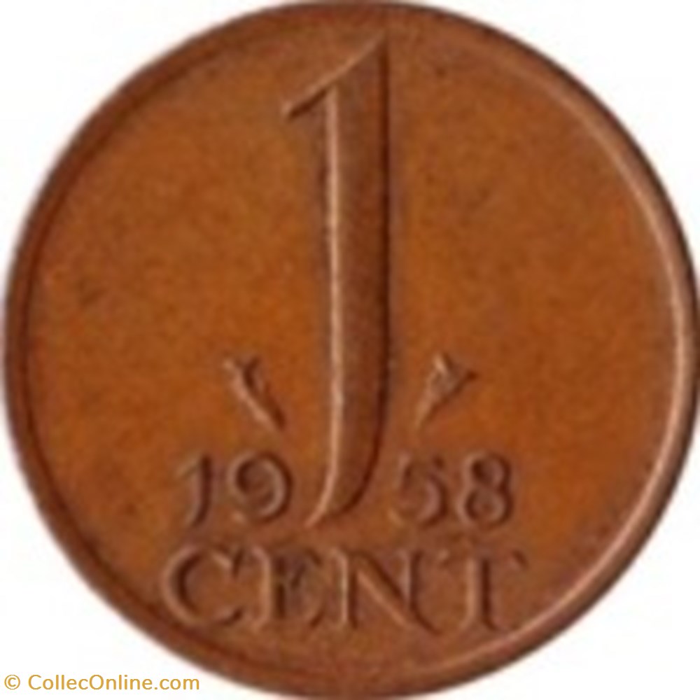 1 Cent Pays-Bas 1964 monnaies monde 1 cent pays bas 1964