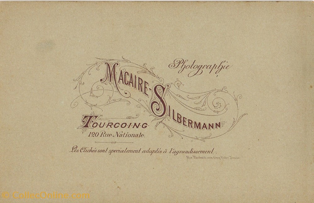 France-Nord-Tourcoing-Photographie Macaire Sillermann documents anciens autres france nord tourcoing photographie macaire sillermann