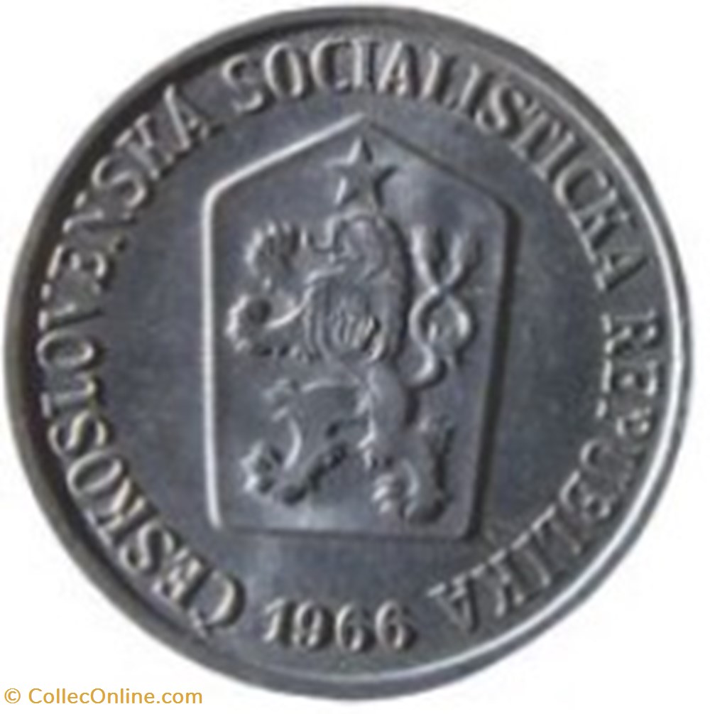 monnaies monde 10 haleru tchecoslovaquie 1969