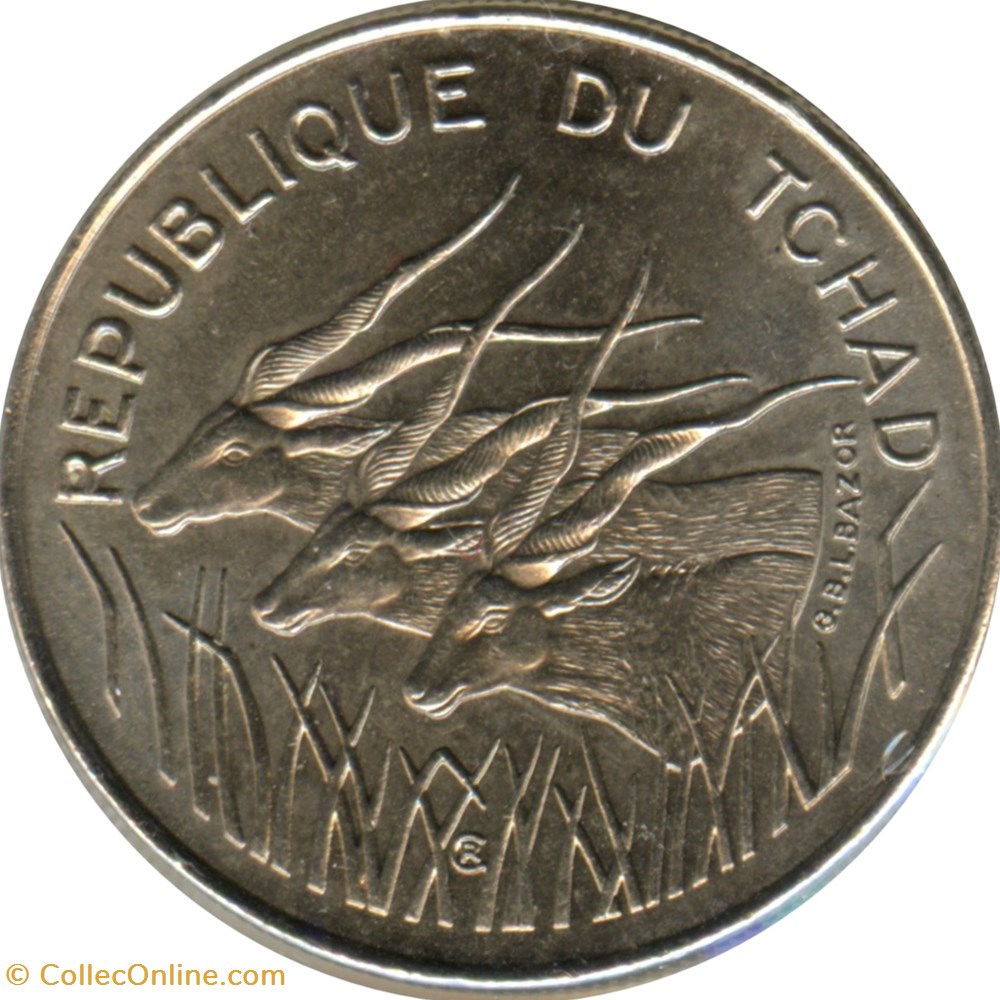 100 Francs Tchad 1971 monnaies monde 100 francs tchad 1971