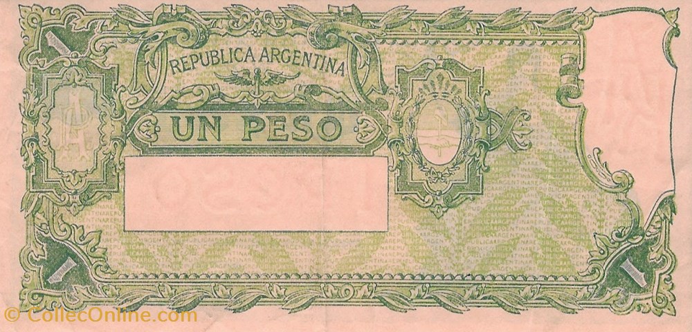 billets argentine 1 peso 27 03 1947