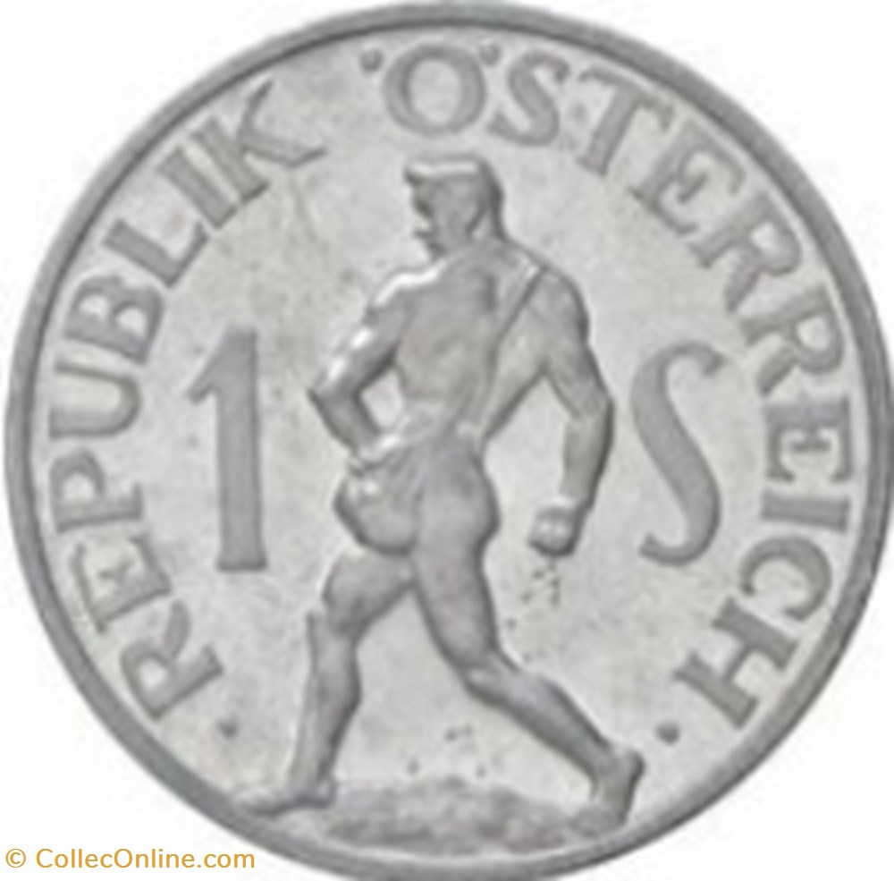 1 schilling Autriche 1947 monnaies monde 1 schilling autriche 1947
