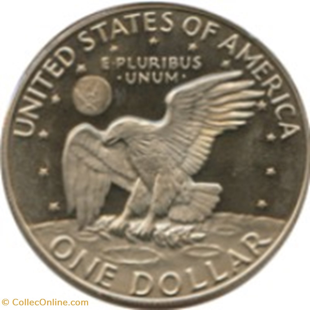 Etats Unis-1 dollar "Eisenhower Dollar" 1972 monnaies monde etats unis 1 dollar eisenhower dollar 1972