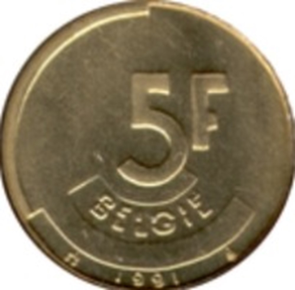 5 Francs Belgique (néerlandais) 1986 monnaies monde 5 francs belgique neerlandais 1986