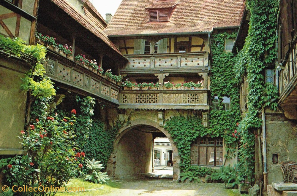 France-Bas Rhin-Obernai-La cour des Chevaliers cartes postales france bas rhin obernai la cour des chevaliers