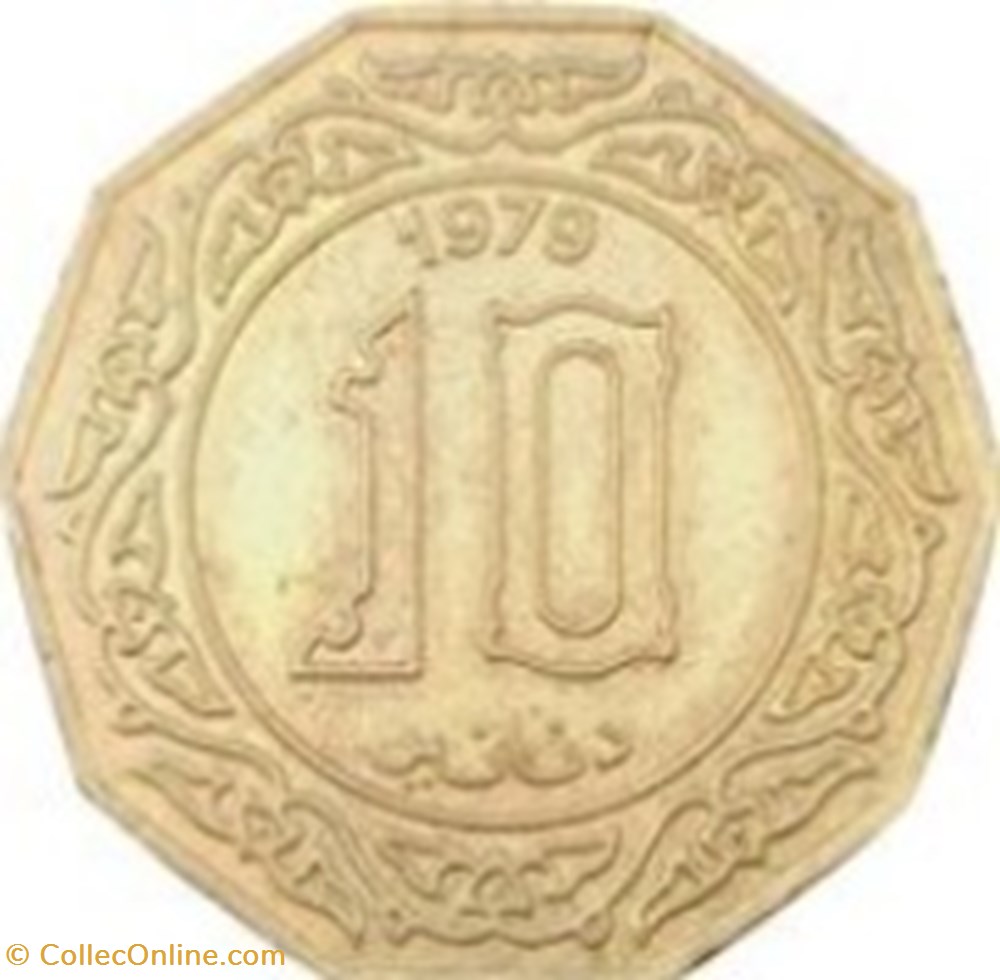 10 dinars Algérie 1979 monnaies monde 10 dinars algerie 1979
