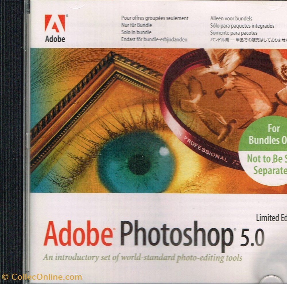Photoshop 5.0 limited Edition informatique logiciels photoshop 5 0 limited edition
