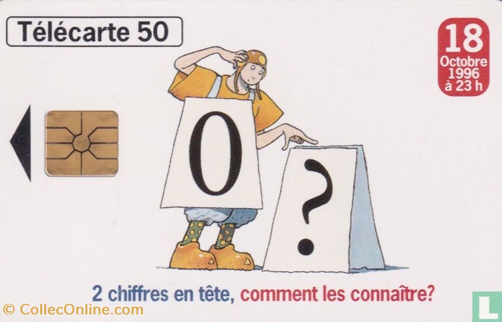 France- Numération à 10 chiffres- Gemplus 01.1 (1988) divers telecartes cartes telephoniques france numeration a 10 chiffres gemplus 01 1 1988