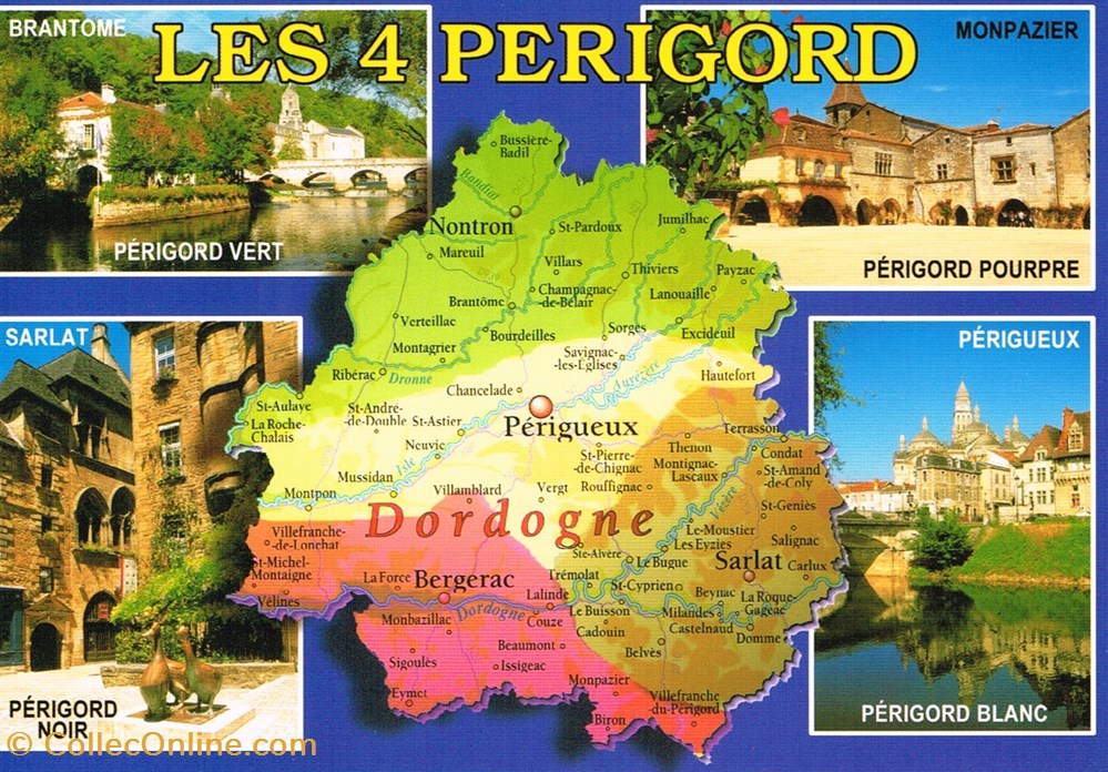 France-Les 4 Périgords cartes postales france les 4 perigords