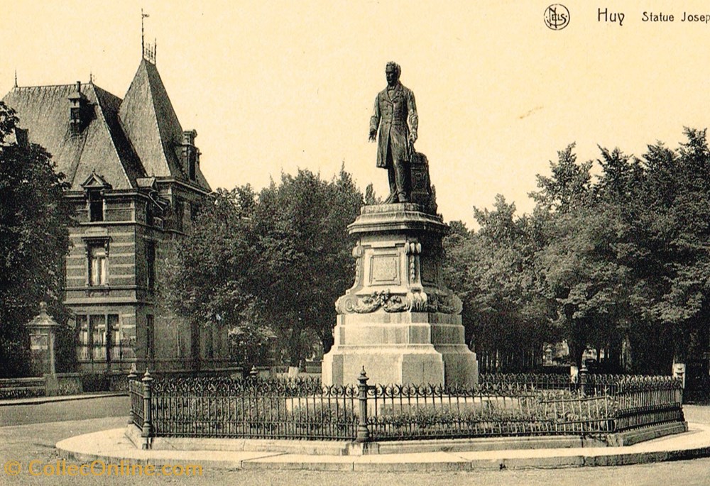 Belgique-Huy-Statue Joseph Lebeau cartes postales belgique huy statue joseph lebeau