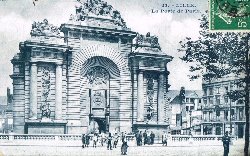 cartes postales france nord lille porte de paris