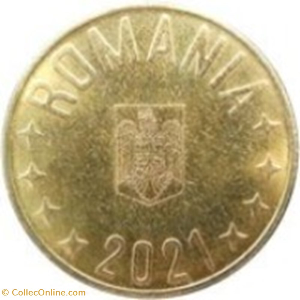 1 Ban Aigle avec couronne Roumanie 2022 monnaies monde 1 ban aigle avec couronne roumanie 2022