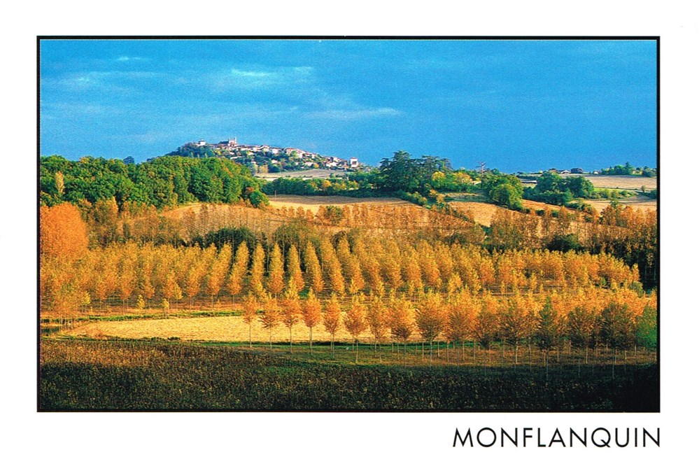 cartes postales france le lot et garonne montflanquin