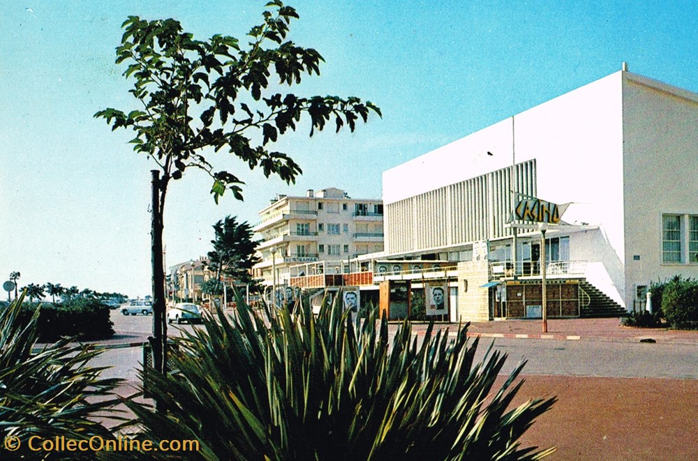 cartes postales france pyrenees orientales canet plage casino
