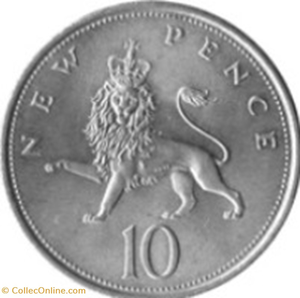10 Pence Angleterre Elizabeth II 1969 monnaies monde royaume uni 10 pence angleterre elizabeth ii 1969