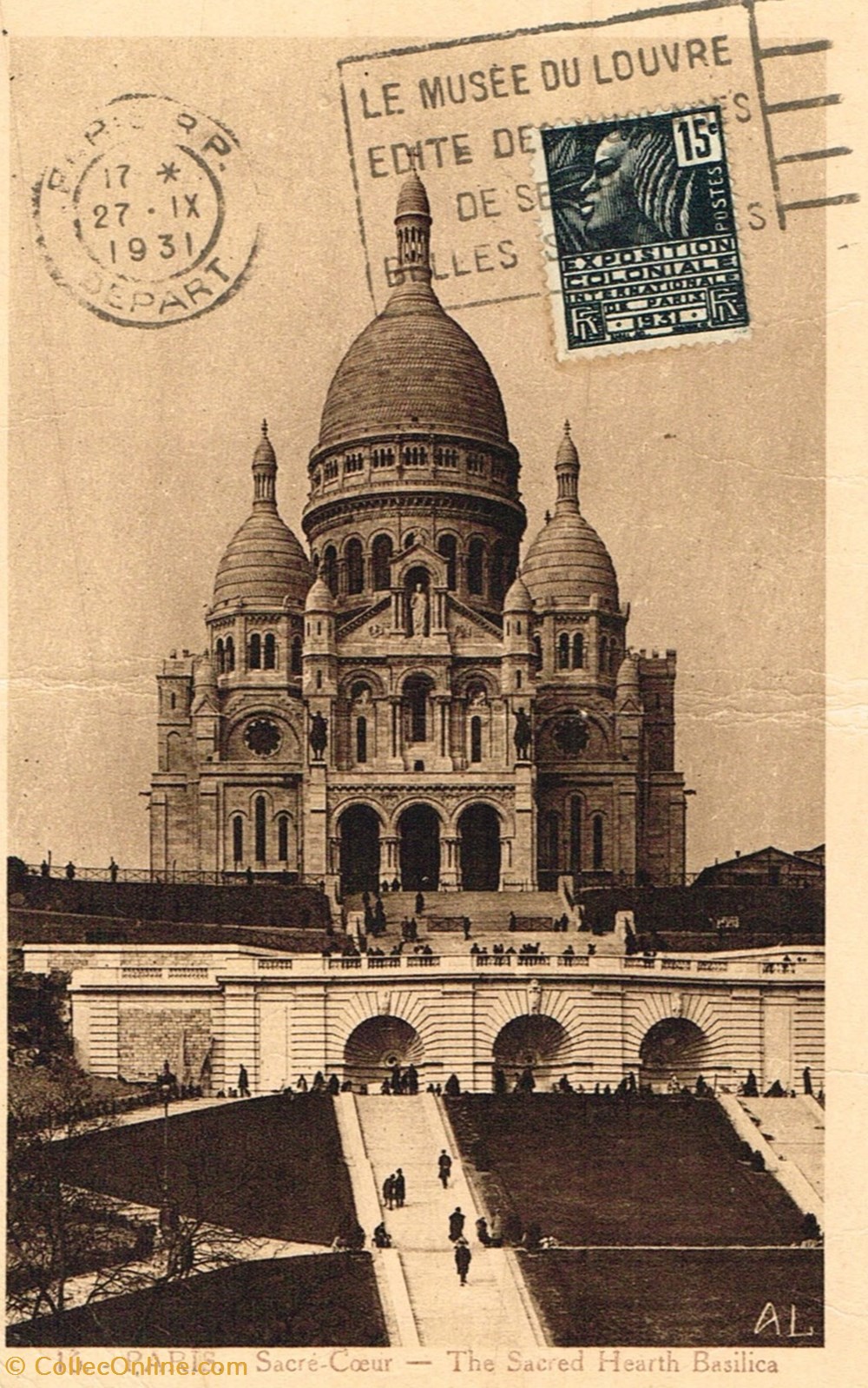 cartes postales france paris basilique sacre c ur