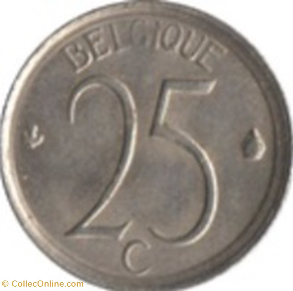 25 Centimes Belgique 1965 monnaies monde 25 centimes belgique 1965