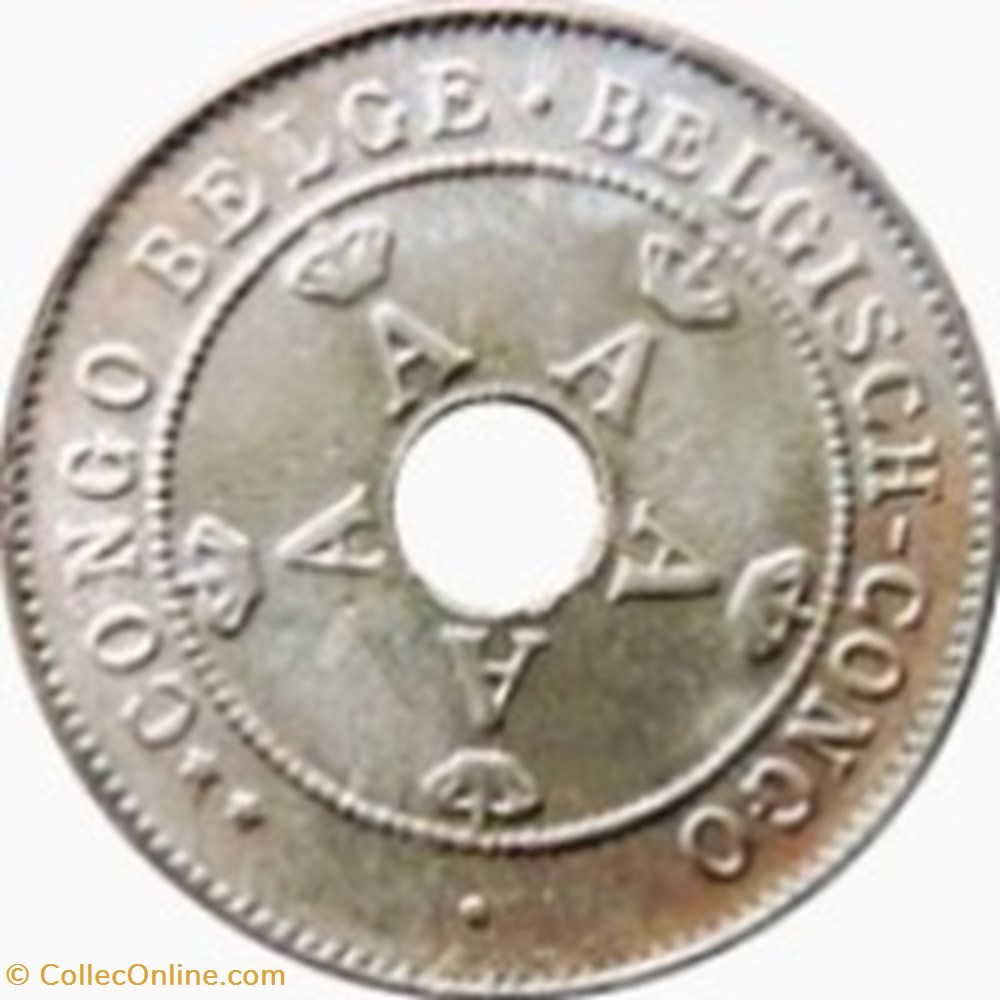 5 centimes - Albert I Congo Belge- 1926 monnaies monde 5 centimes albert i congo belge 1926